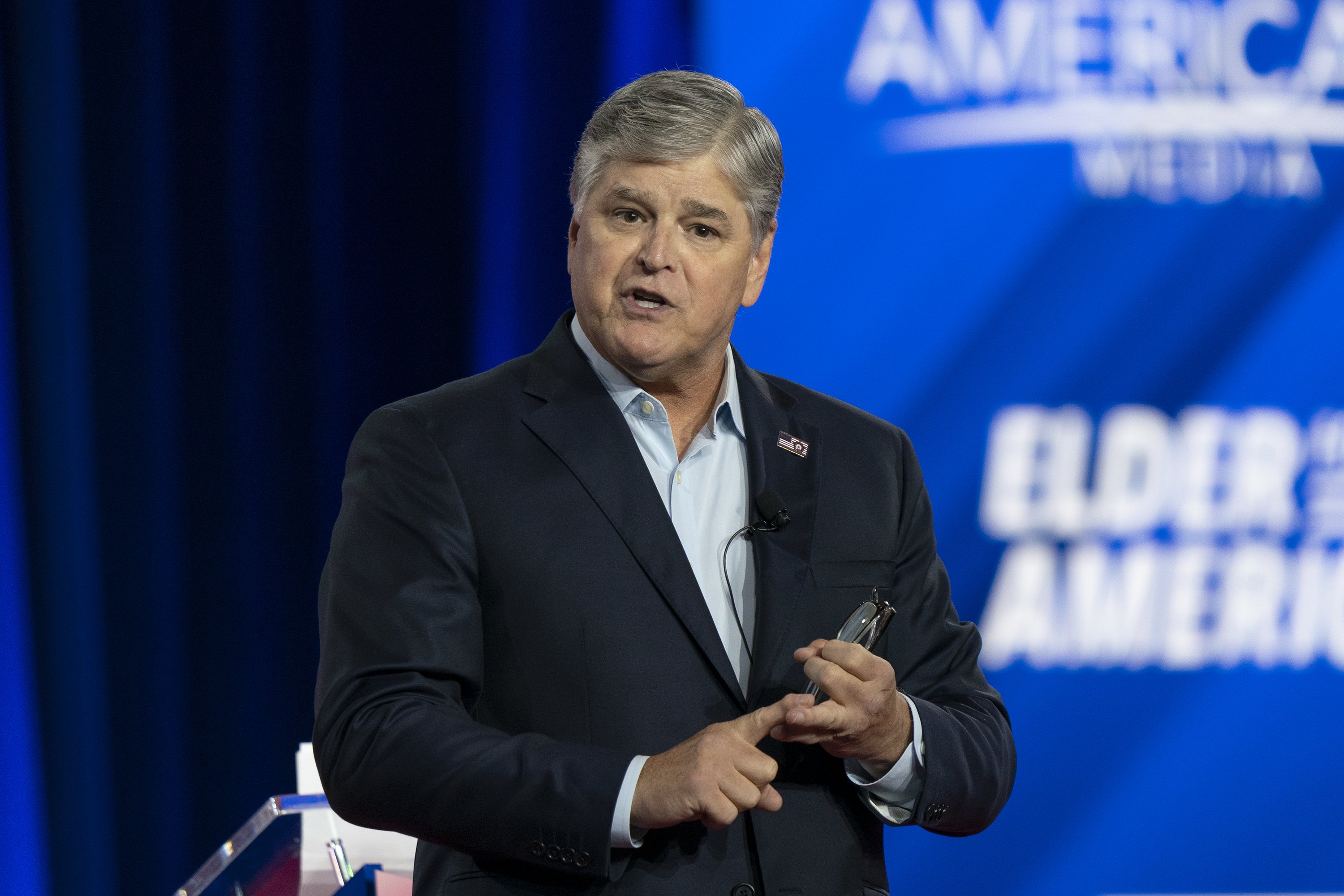 Sean Hannity speaks during CPAC (Conservative Political Action Conference) Texas 2022 conference at Hilton Anatole | Source: Getty Images