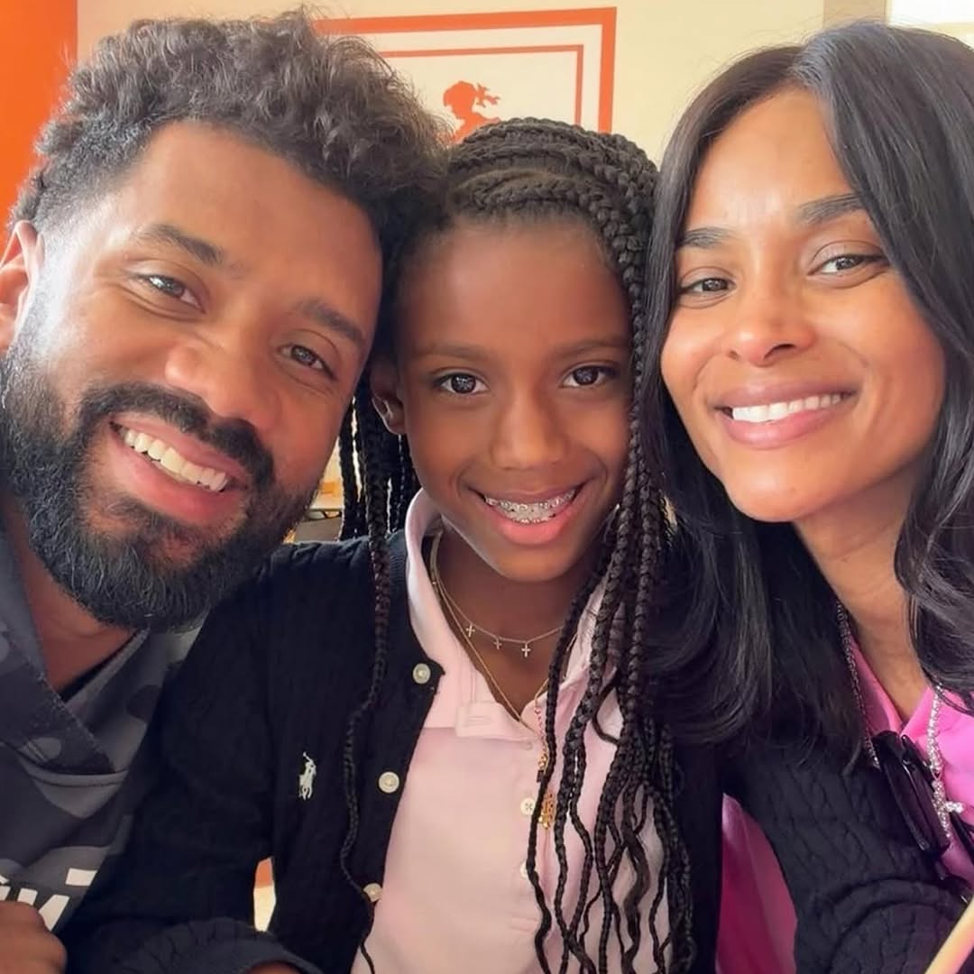 Russell Wilson and Ciara with their daughter, Sienna Wilson. | Source: Instagram/dangerusswilson