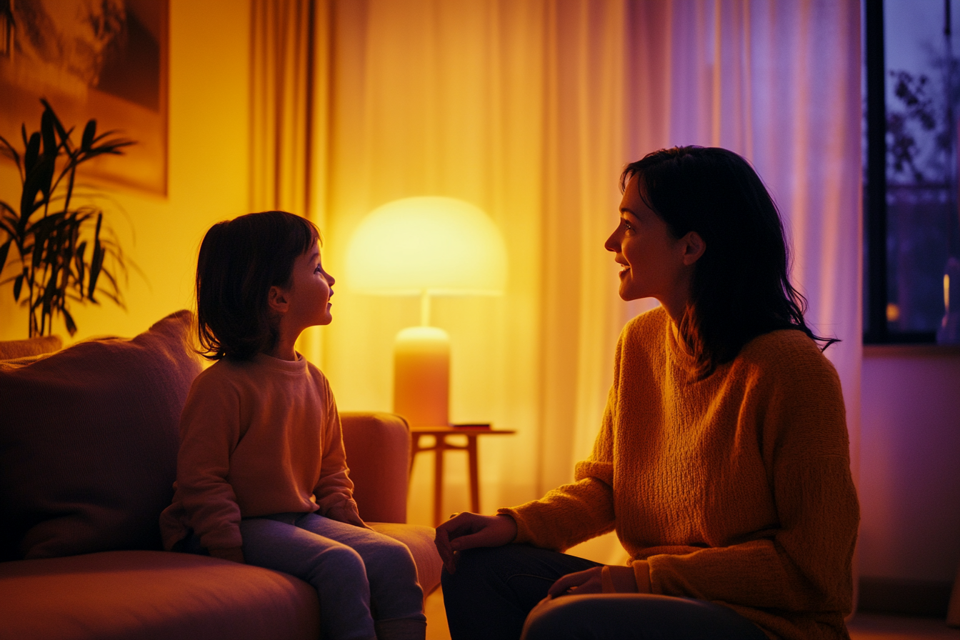 A woman talking to her daughter | Source: Midjourney