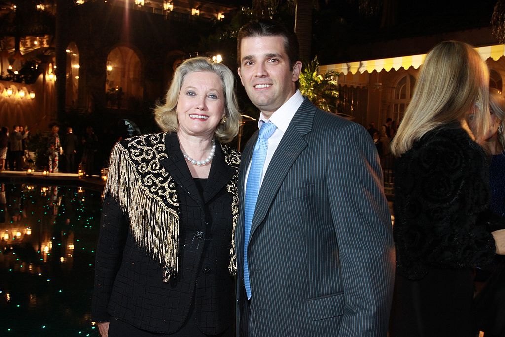 Elizabeth Trump Grau and nephew Donald Trump Jr. on February 28, 2010 in Palm Beach, Florida | Source: Getty Images