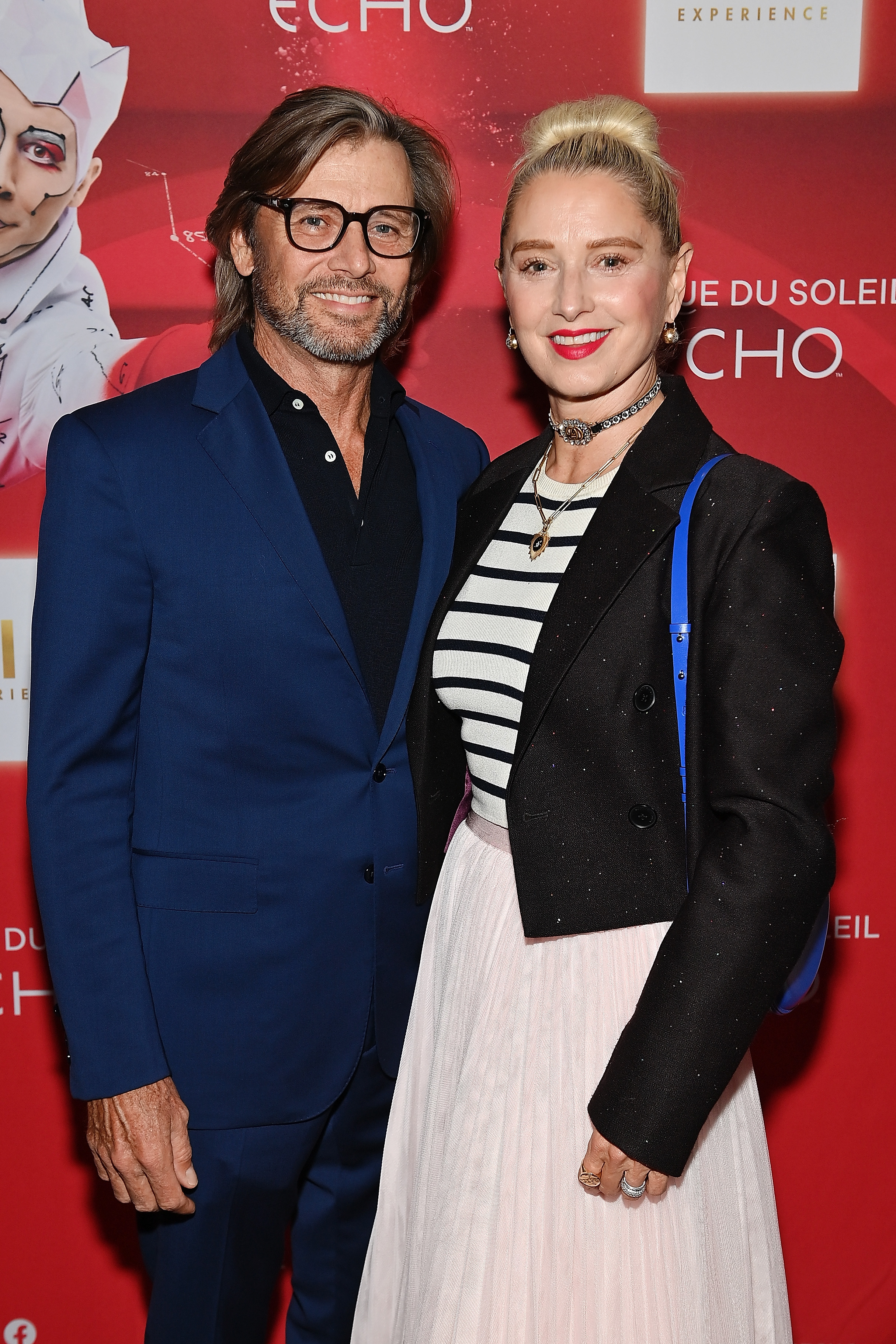 Grant Show and Katherine LaNasa attend the Atlanta Premiere of 