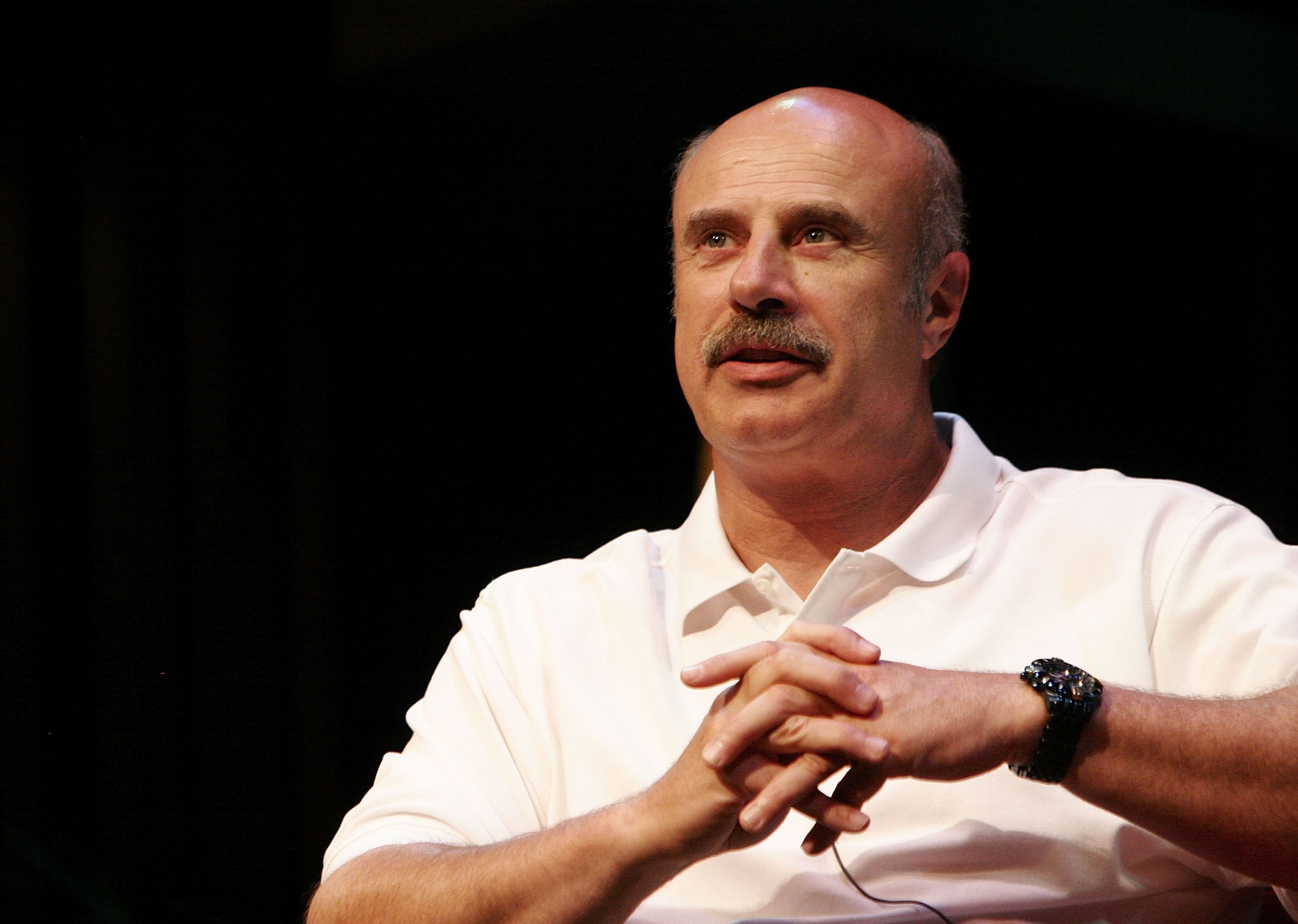 Morgan Stewart's future father-in-law Dr. Phil McGraw at the 12th Annual L.A. Times Festival of Books in 2007 | Source: Getty Images