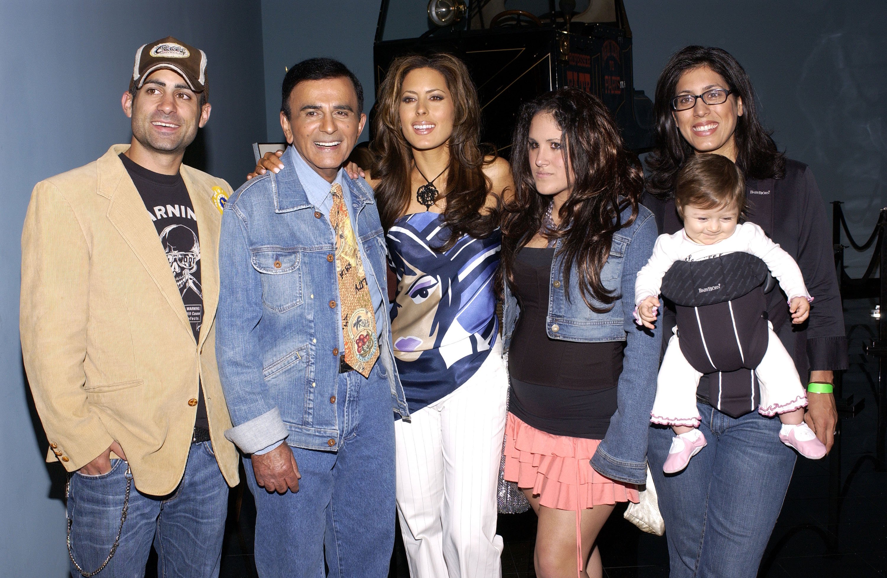 Casey Kasem with his family in Los Angeles 2005.  | Source; Getty Images