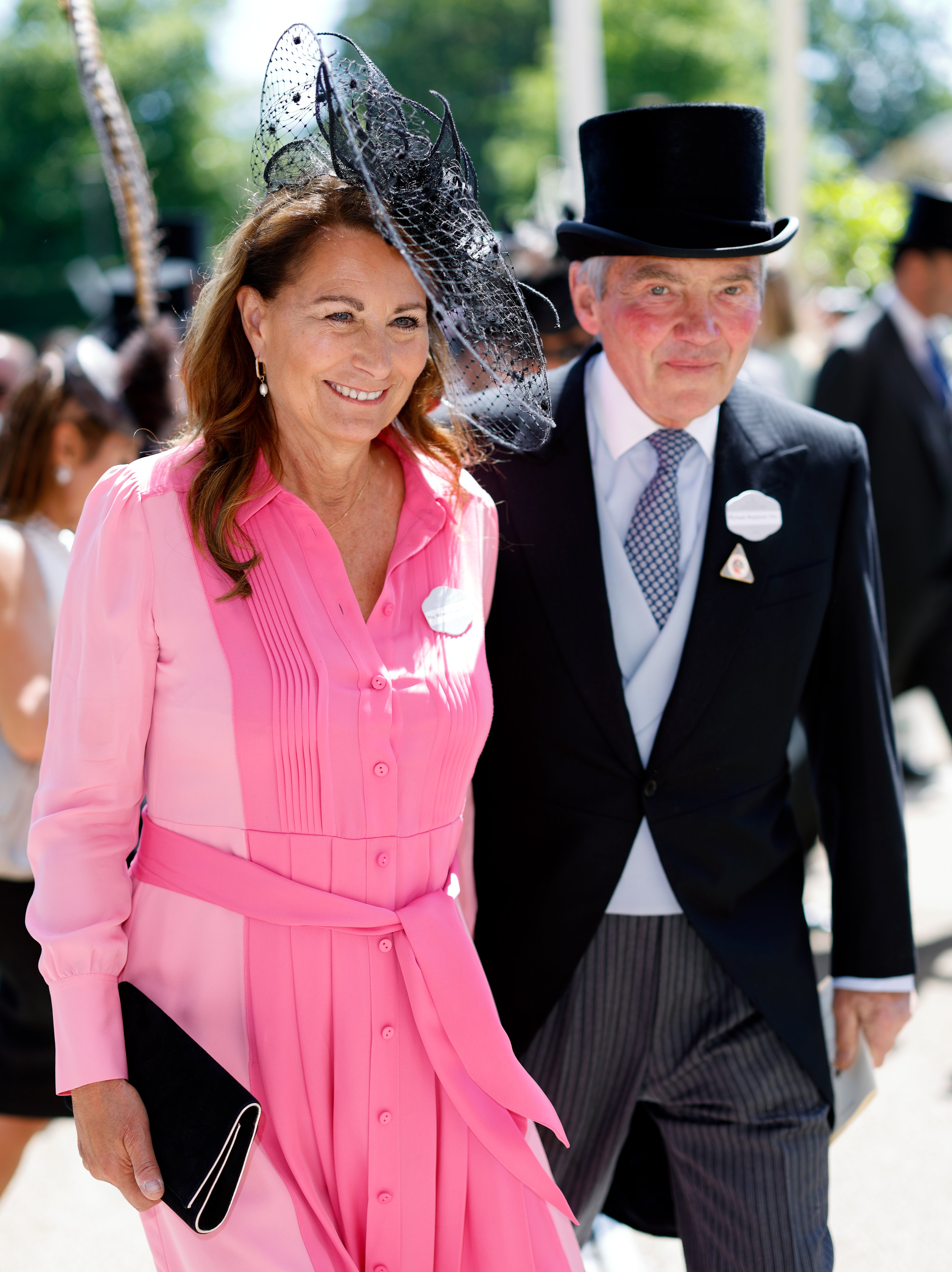 Carole Middleton and Michael Middleton attending day 1 of Royal Ascot at Ascot Racecourse on June 14, 2022 in Ascot, England. / Source: Getty Images