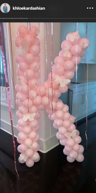 A snapshot of the decorations from Khloé Kardashian's 36th birthday celebrations. | Source: Instagram/KhloeKardashian