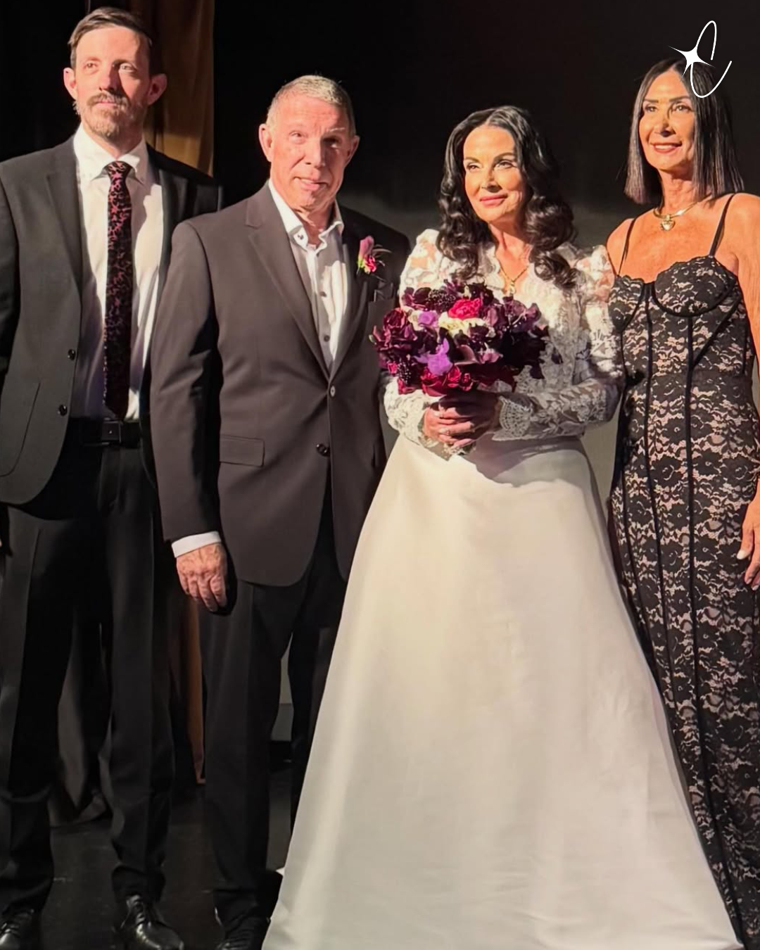 Shara Blue Bono and family on her wedding day, from a post dated March 15, 2026 | Source: Instagram/sharablue