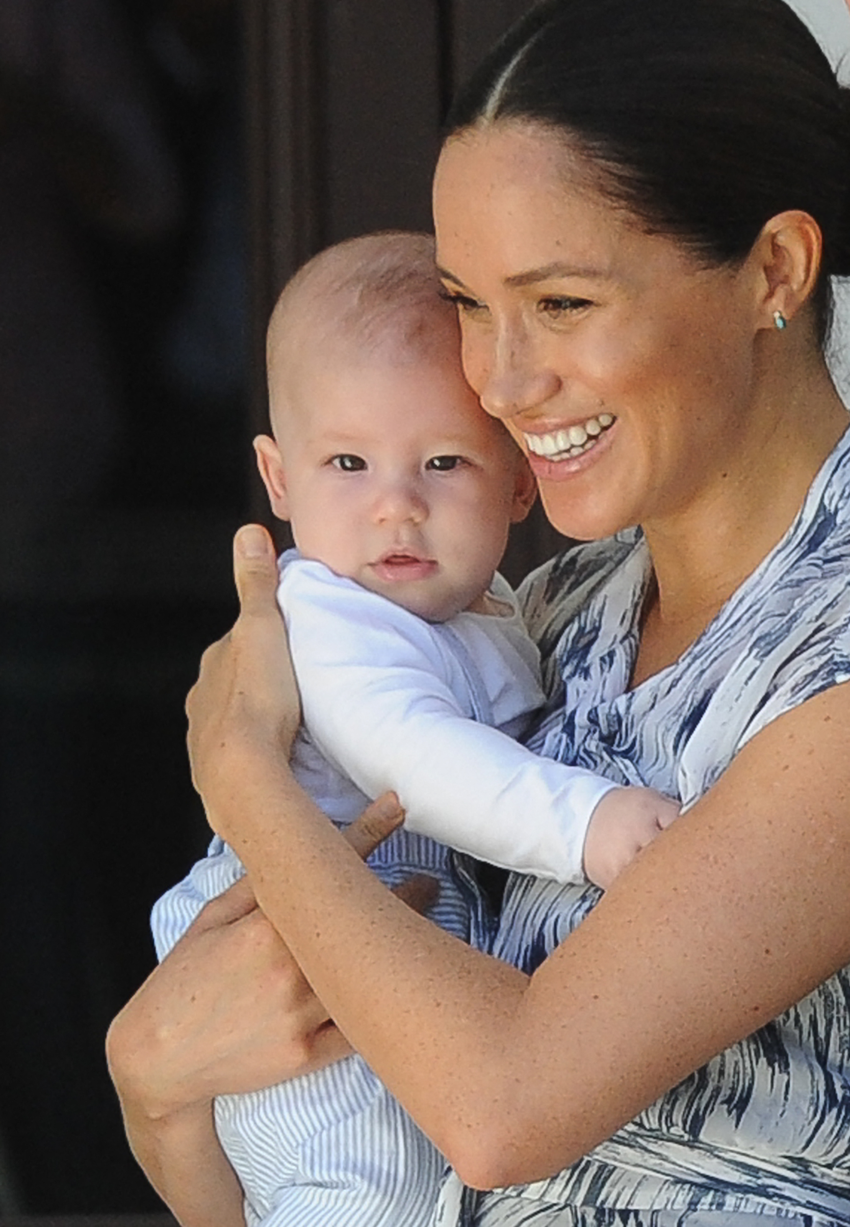 Meghan Markle and her son, Archie, at the Tutu Legacy Foundation in Cape Town on September 25, 2019 | Source: Getty Images