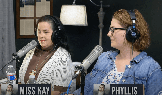 Miss Kay and Phyliss, Phil Robertson's daughter appear on the "Unashamed" podcast on May 31, 2020. | Source: YouTube/ Phil Robertson.