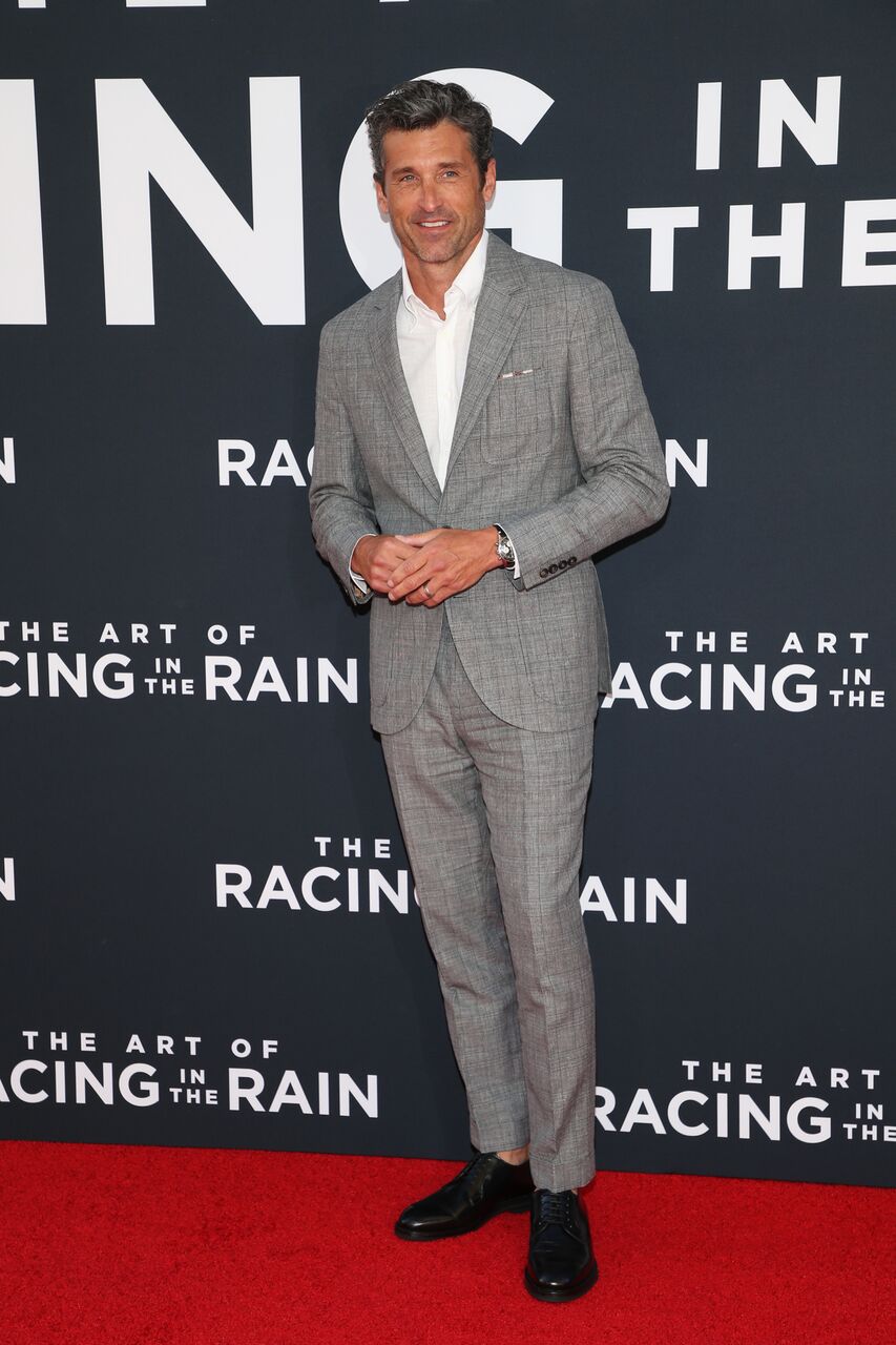 Patrick Dempsey attends the premiere of 20th Century Fox's "The Art Of Racing In The Rain." | Source: Getty Images 