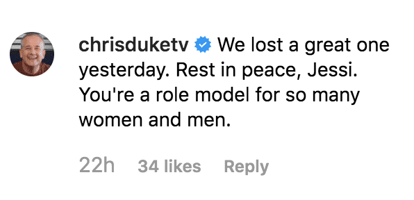 Fans respond to Jessi Combs' post sending condolences | Source: instagram.com/thejessicomb