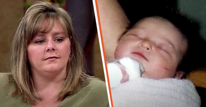 Paula Johnson [Left]; Callie as an infant [Right]. | Source: YouTube.com/OWN