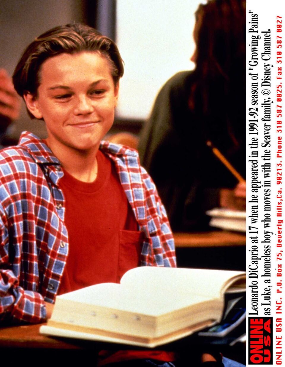 Leonardo Dicaprio At 17 When He Appeared In The 1991-92 Season Of "Growing Pains." | Source: Getty Images