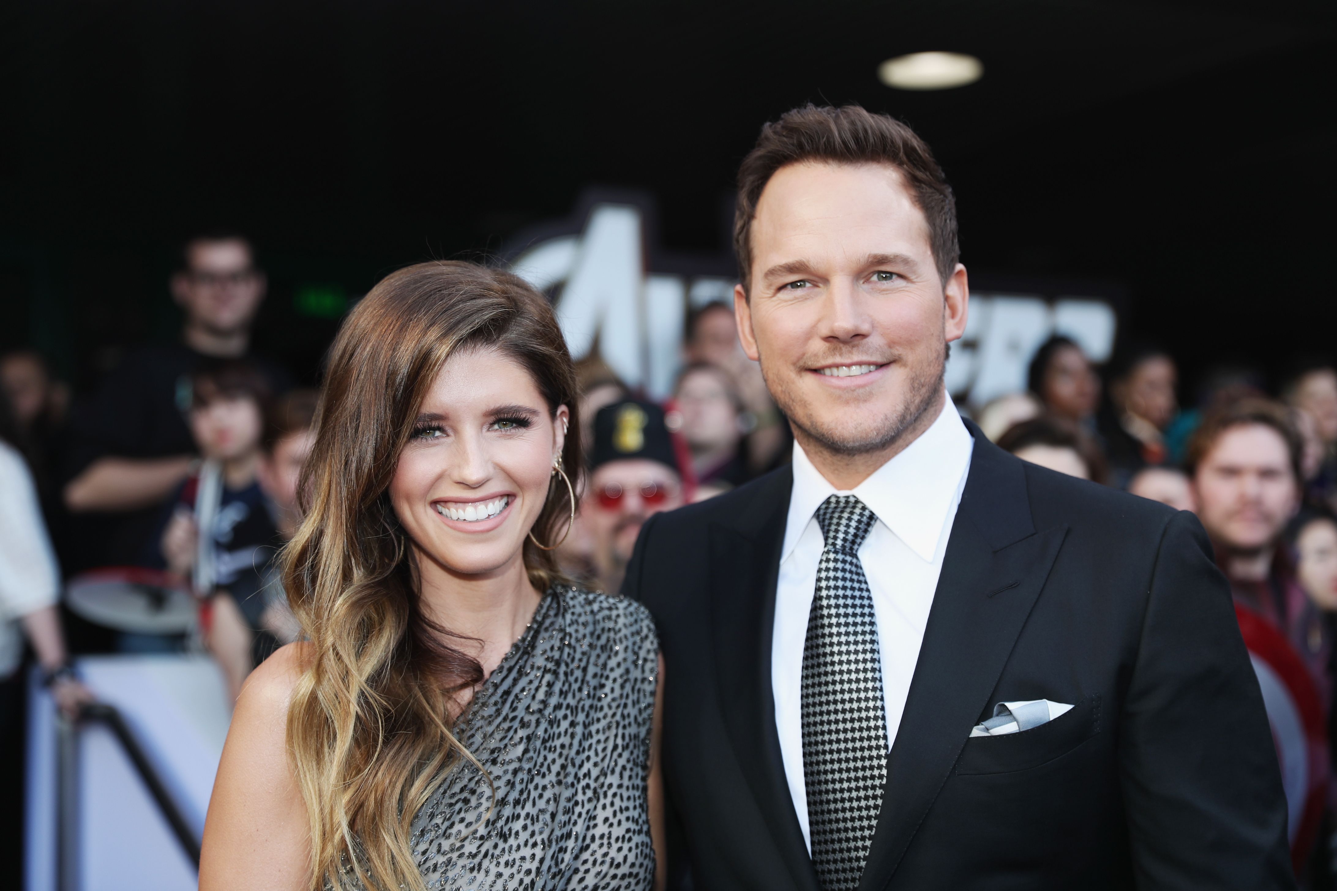 Katherine Schwarzenegger and Chris Pratt during the Los Angeles World Premiere of Marvel Studios' "Avengers: Endgame" at the Los Angeles Convention Center on April 23, 2019 in Los Angeles, California. | Source: Getty Images