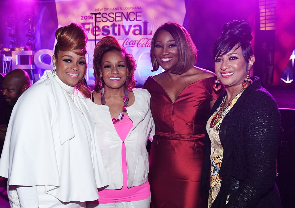Karen Clark Sheard, Jacky Cullum Chisholm, Yolanda Adams, and Dorinda Clark-Cole attend the Tribute Finale at the 2016 ESSENCE Festival Presented By Coca-Cola at Ernest N. Morial Convention Center on July 3, 2016 | Photo: Getty Images