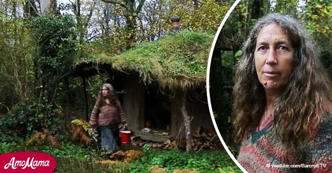 Woman has been staying in a mud hut for over 15 years. But inside it's like a dream come true