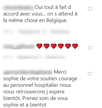 Commentaires des fans sur la video de Sophie Davant. | Photo : Instagram / Sophie Davant