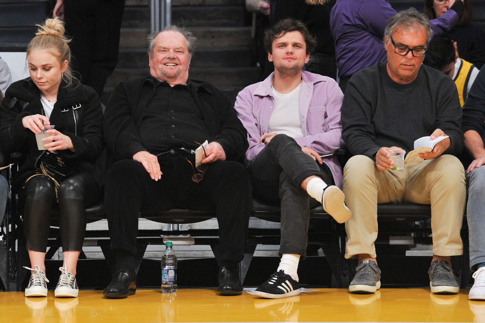 Jack and Ray Nicholson at a basketball game between the Los Angeles Lakers and the Golden State Warriors on January 21, 2019, in Los Angeles, California. | Source: Getty Images