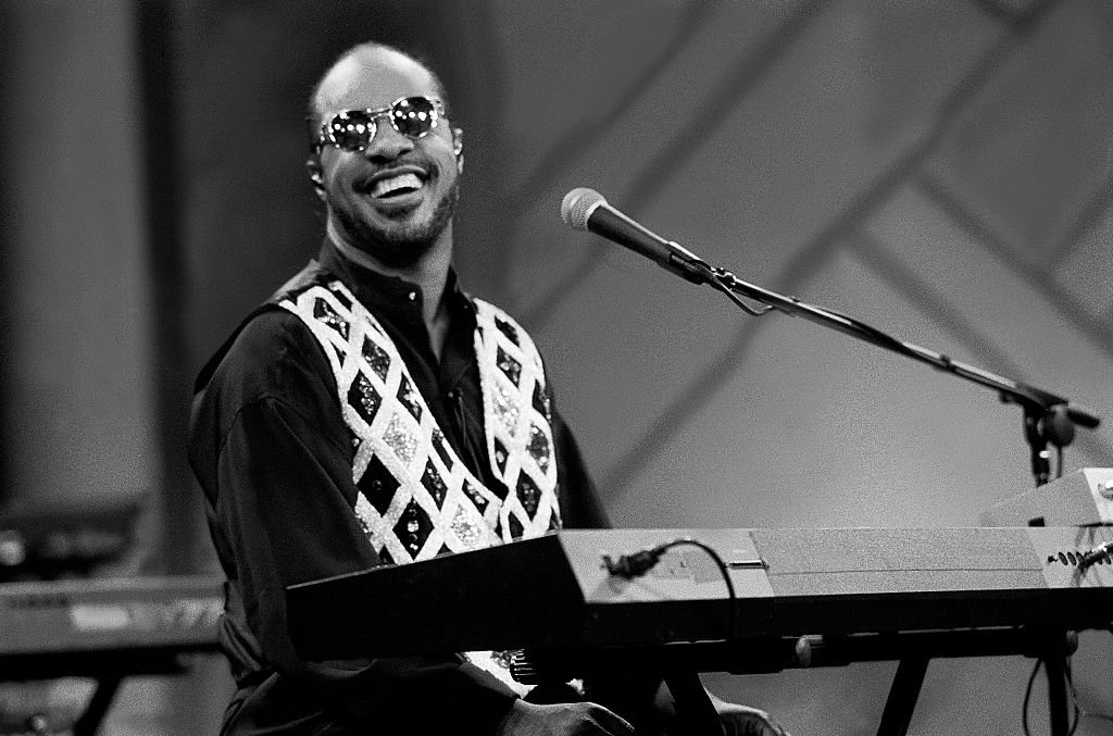 Stevie Wonder in der "Oprah Winfrey Show", 9. Juni 1991 | Quelle: Getty Images