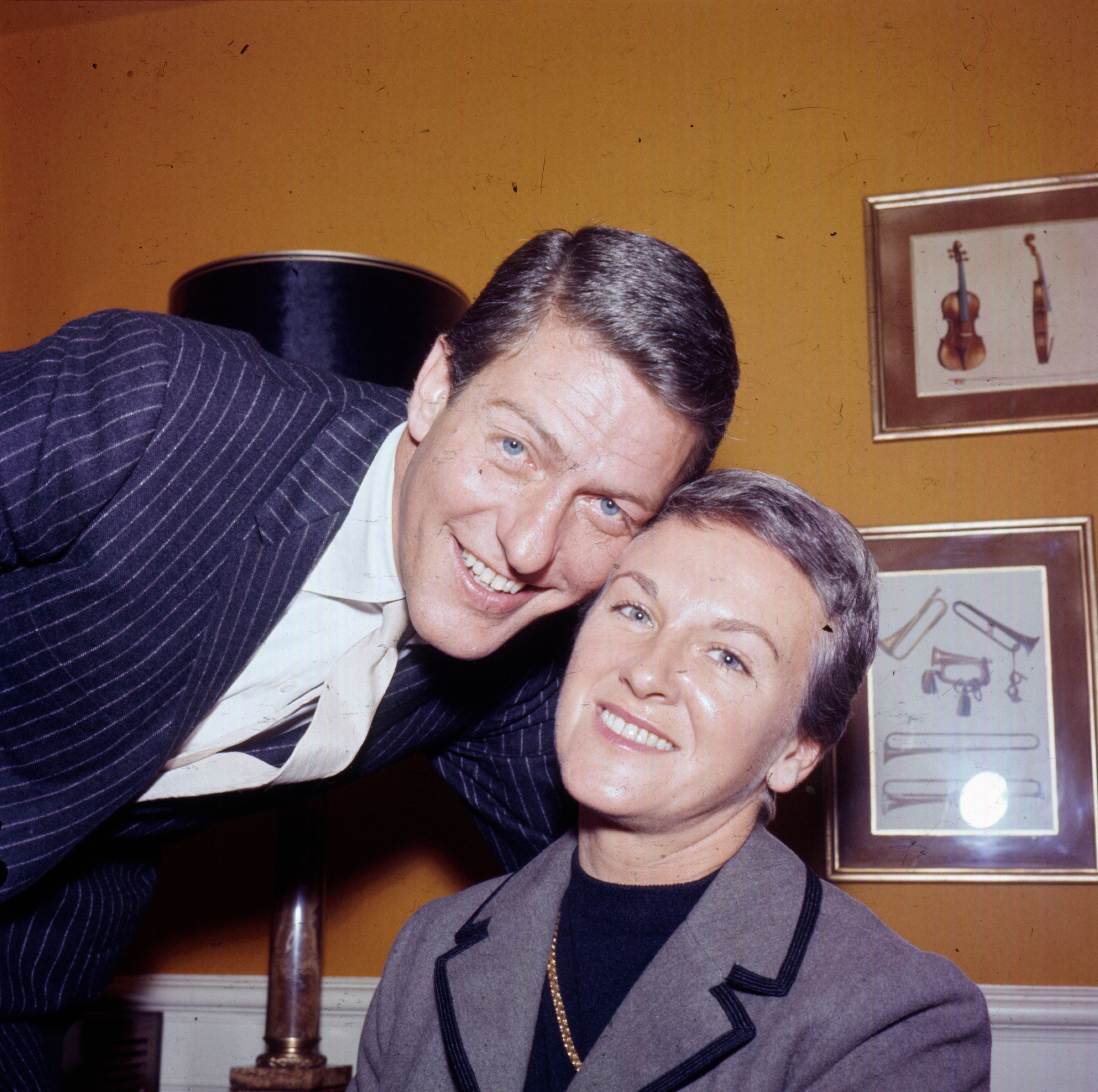 Dick Van Dyke pictured with his wife, Margie Willett, in London in 1964. | Source: Popperfoto/Getty Images