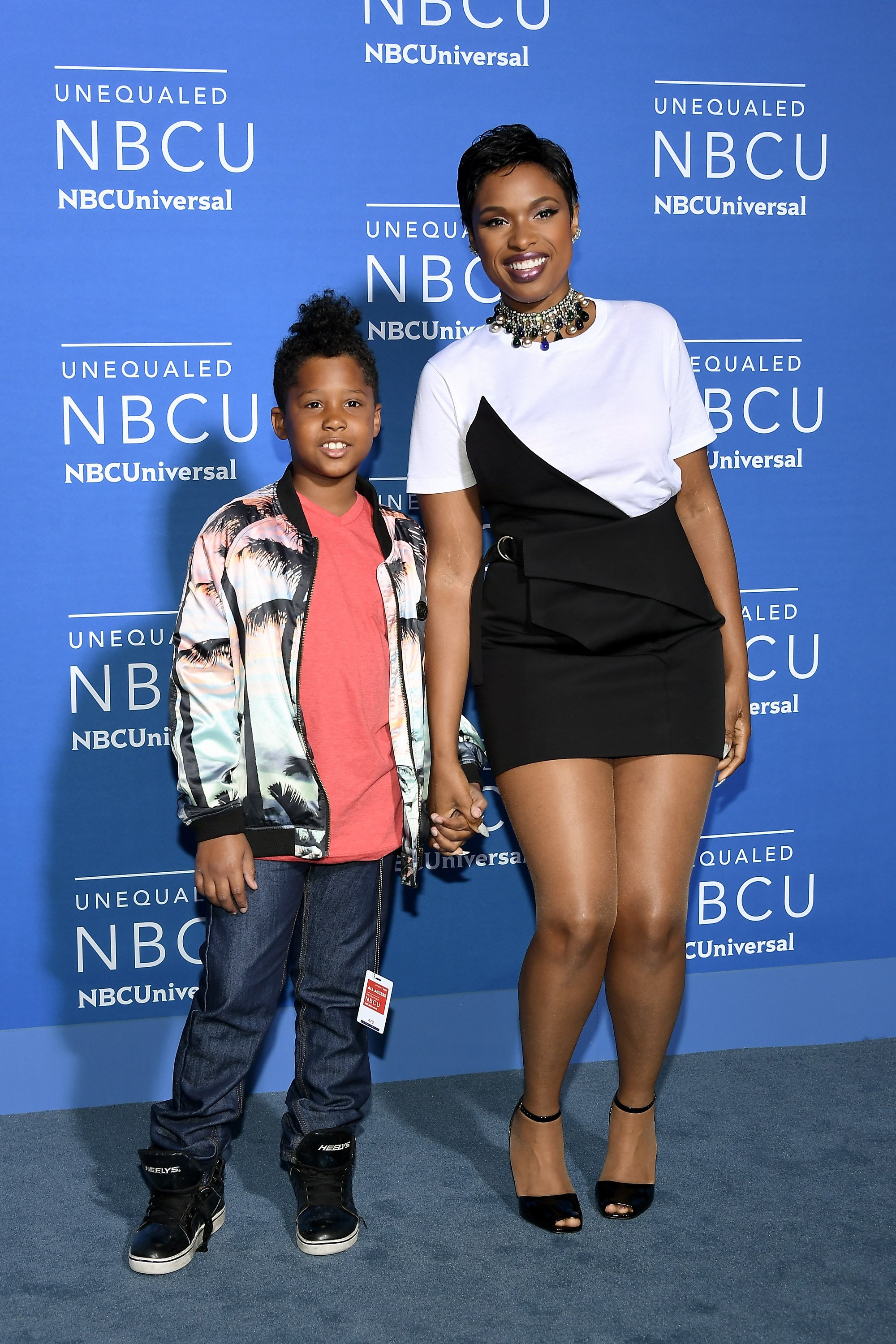 Jennifer Hudson’s Exfiancé & Their Son Steal the Show in Matching Pink