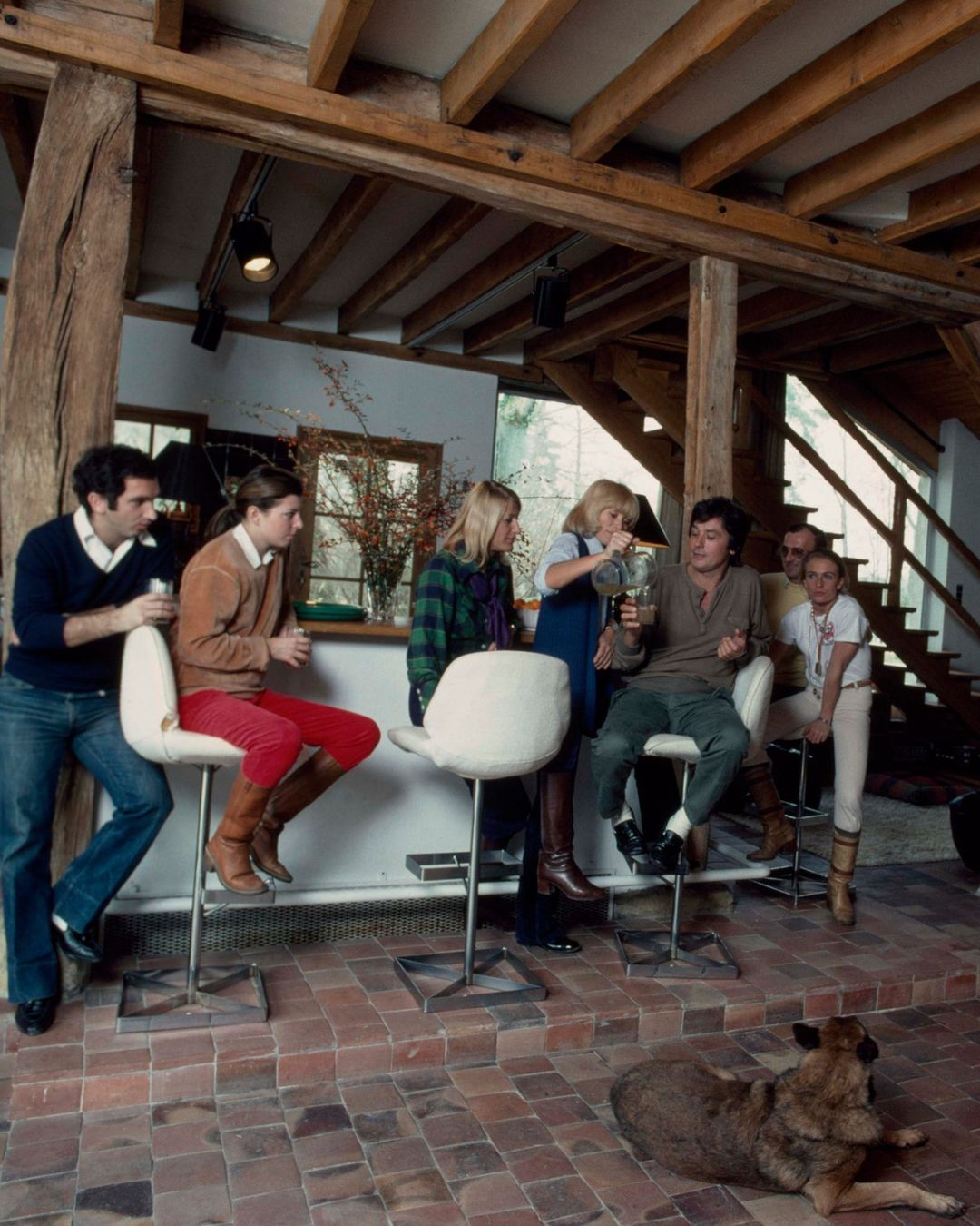 Inside Alain Delon's home La Brulerie, in Douchy, central France from an Instagram post dated, August 18, 2024 | Source: Instagram/vanityfairfrance/