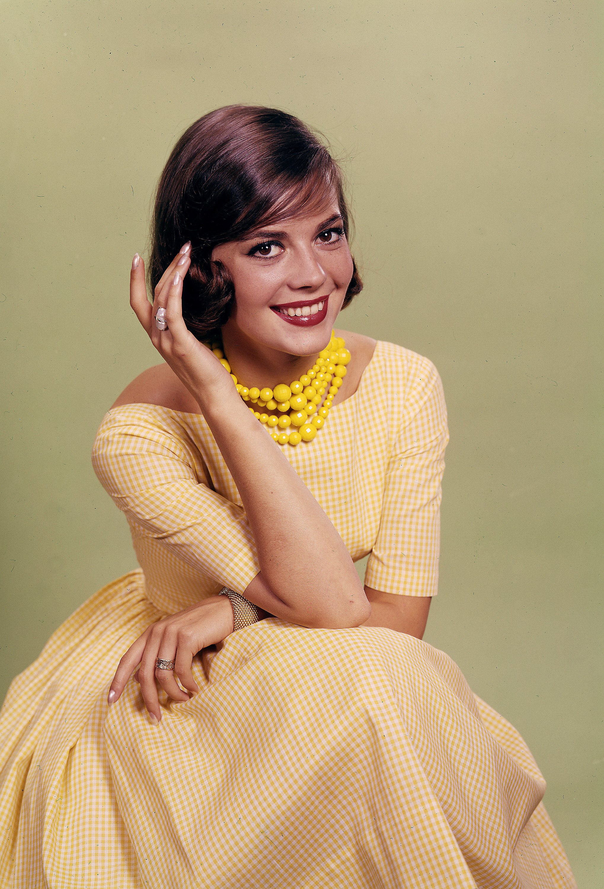  Natalie Wood in the Daily News color studio. | Source: Getty Images