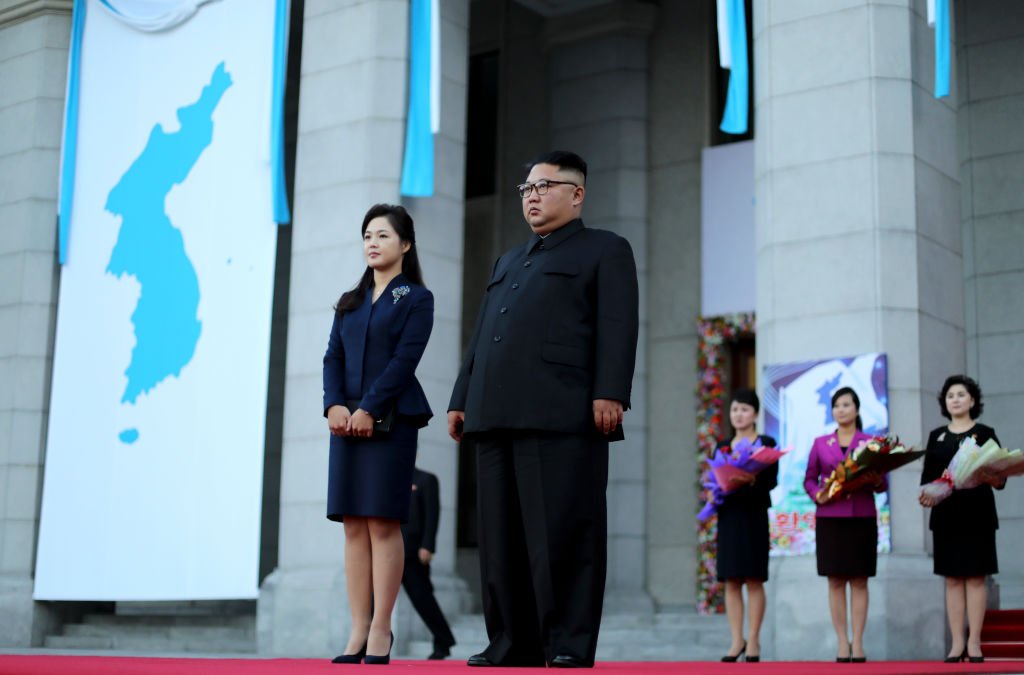 Ri Sol-ju, l'épouse de Kim Jong-un. | Source : Getty images Ri Sol-ju, l'épouse de Kim Jong-un. | Source : Getty images