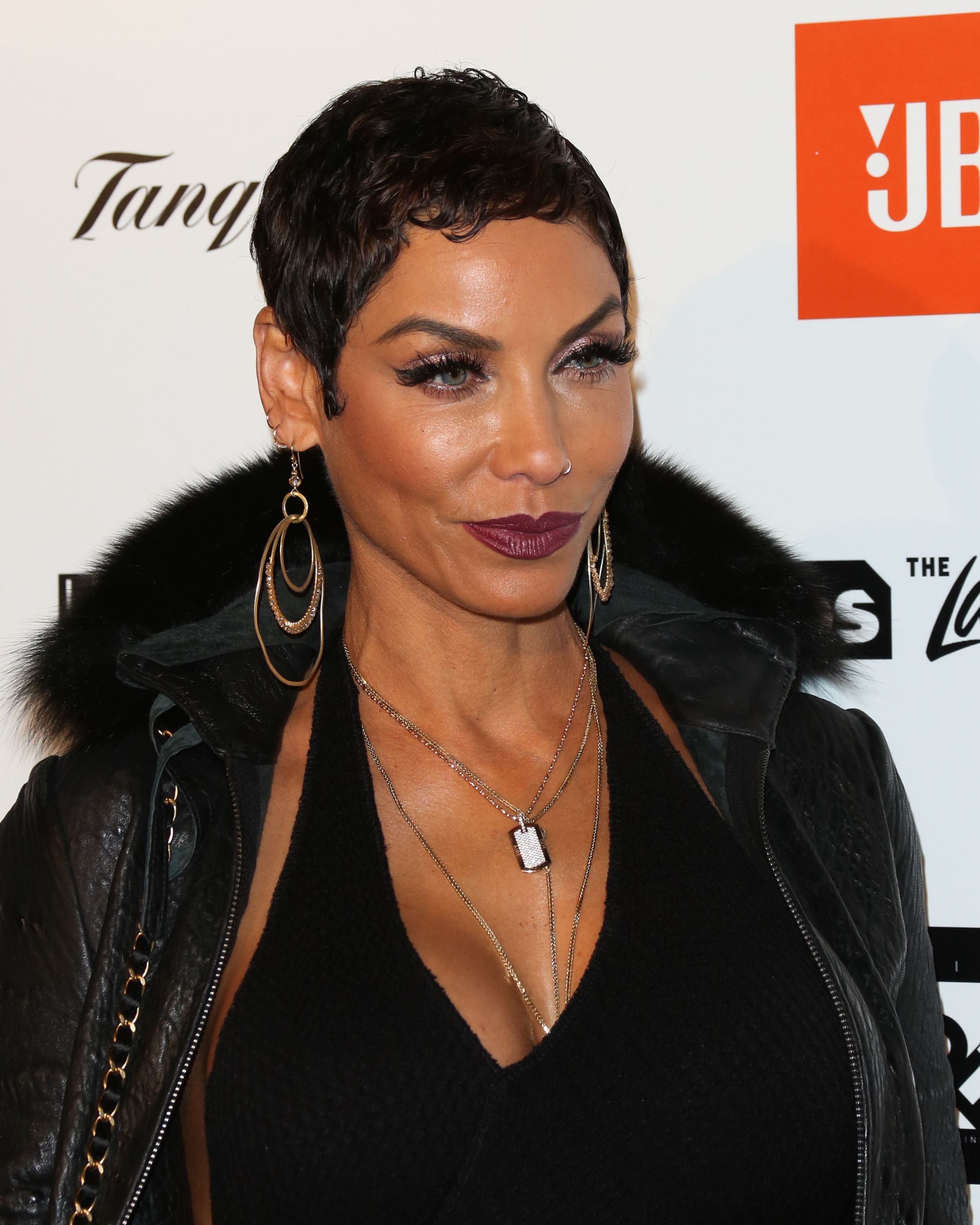 Nicole Murphy at Kenny 'The Jet' Smith's annual All-Star bash in California on February 16, 2018 | Photo: Getty Images