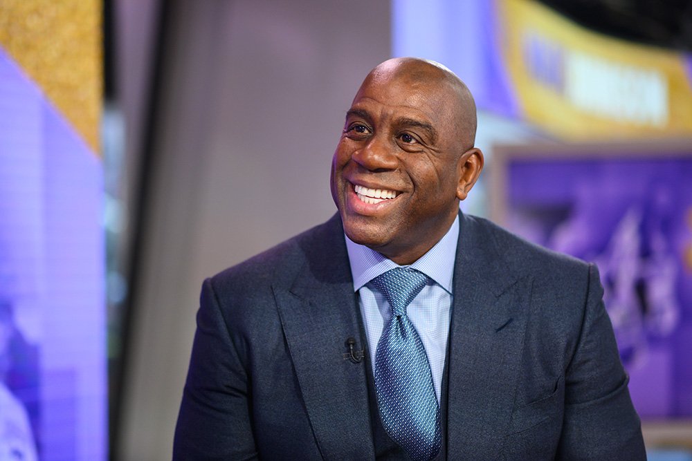 Former NBA star Magic Johnson as a guest of the "Today" show in October 2019. | Photo: Getty Images