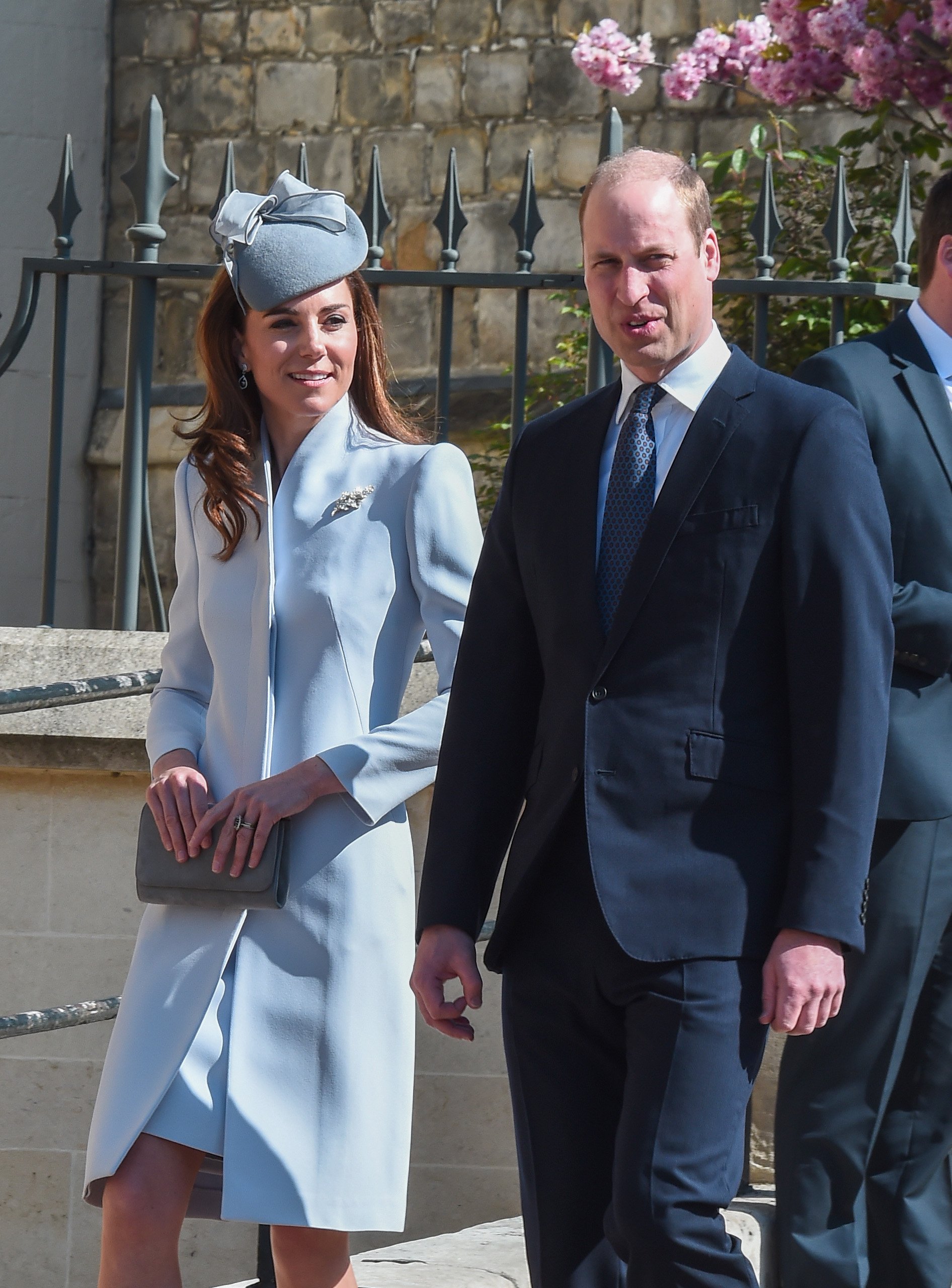 The Duke and Duchess of Cambridge attend the Easter Sunday service at St George's Chapel on April 21, 2019. | Photo: GettyImages