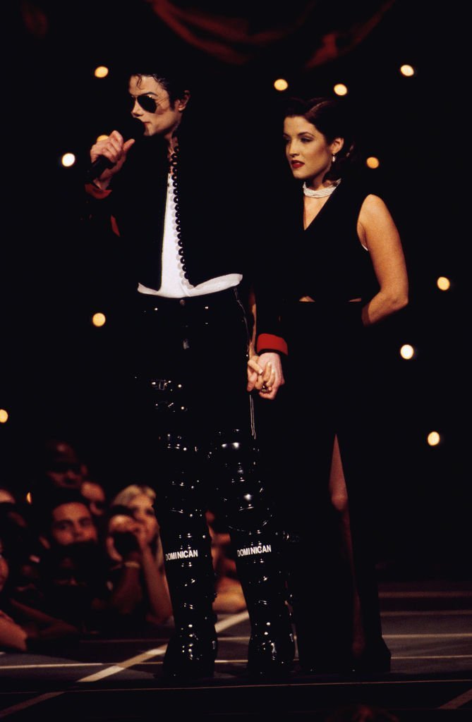 Michael Jackson and Lisa Marie Presley at the 1994 MTV Video Music Awards in Los Angeles, CA | Photo: Getty Images