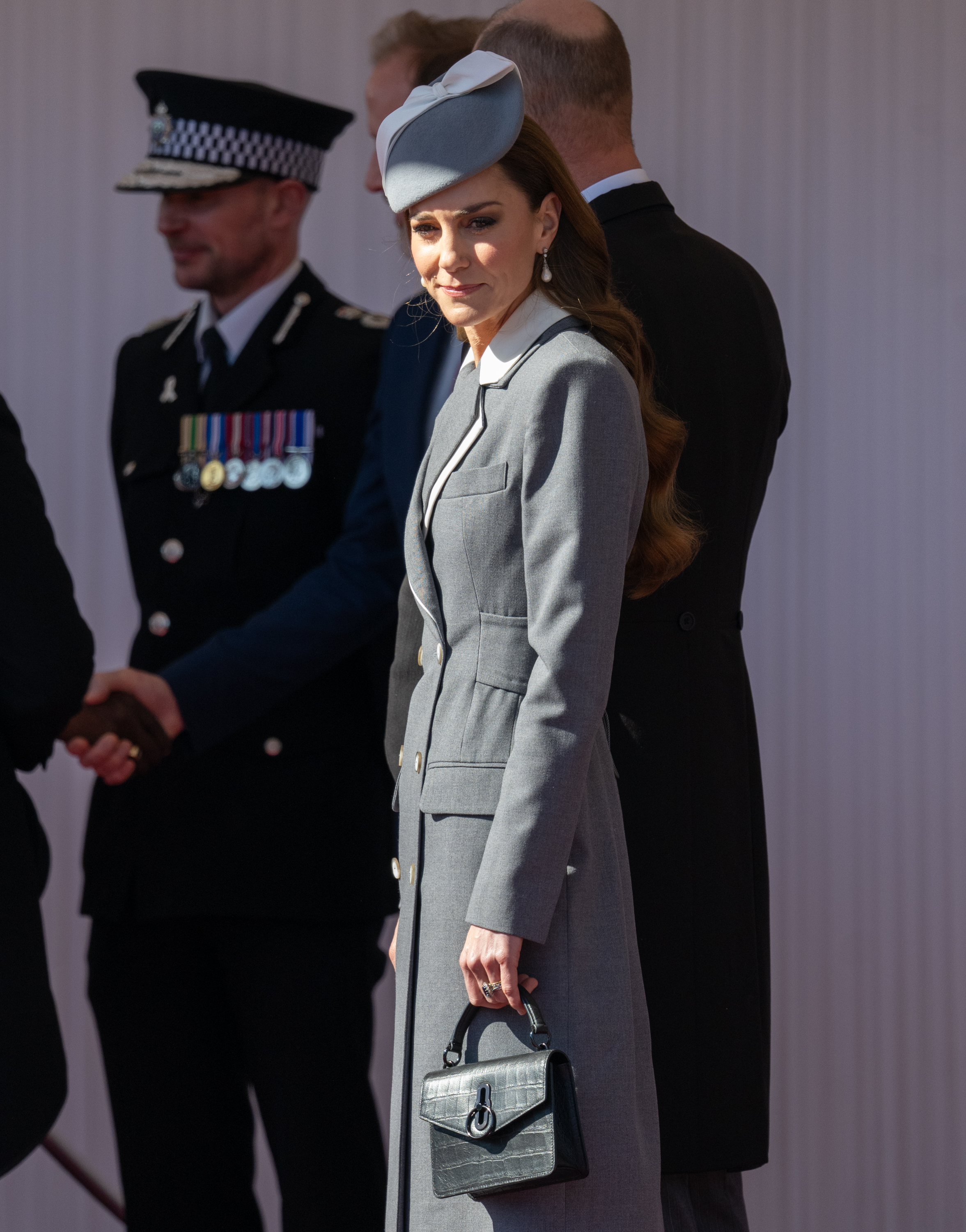Catherine, Princess of Wales, on the first day of the State Visit by the President of the Federal Republic of Nigeria on March 18, 2026, in Windsor, England. | Source: Getty Images