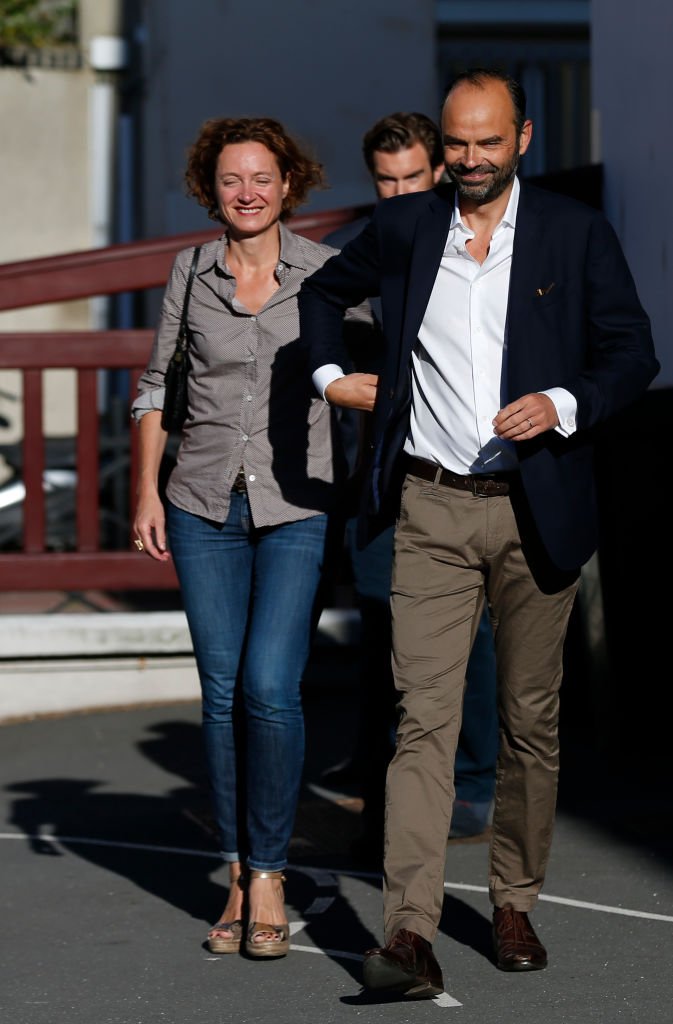 Edouard Philip et son épouse, Edith Chabre, le 11 juin 2017. | Photo: Getty Images