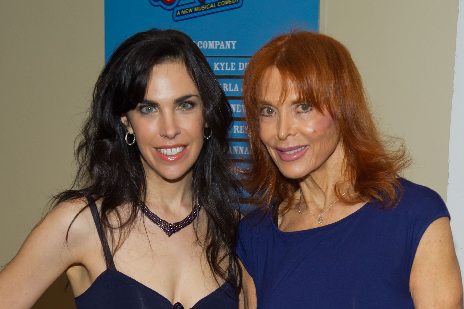 Caprice Crane and Tina Louise attend the Off-Broadway opening night of "Lucky Guy" at Little Shubert Theatre on May 19, 2011 in New York City. | Sources: Getty Images