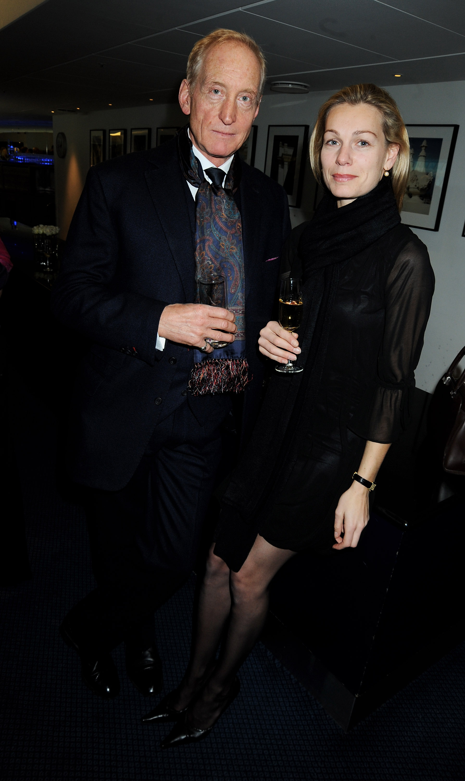 Charles Dance and Eleanor Boorman at the Royal Opera House on November 24, 2008, in London, England. | Source: Getty Images