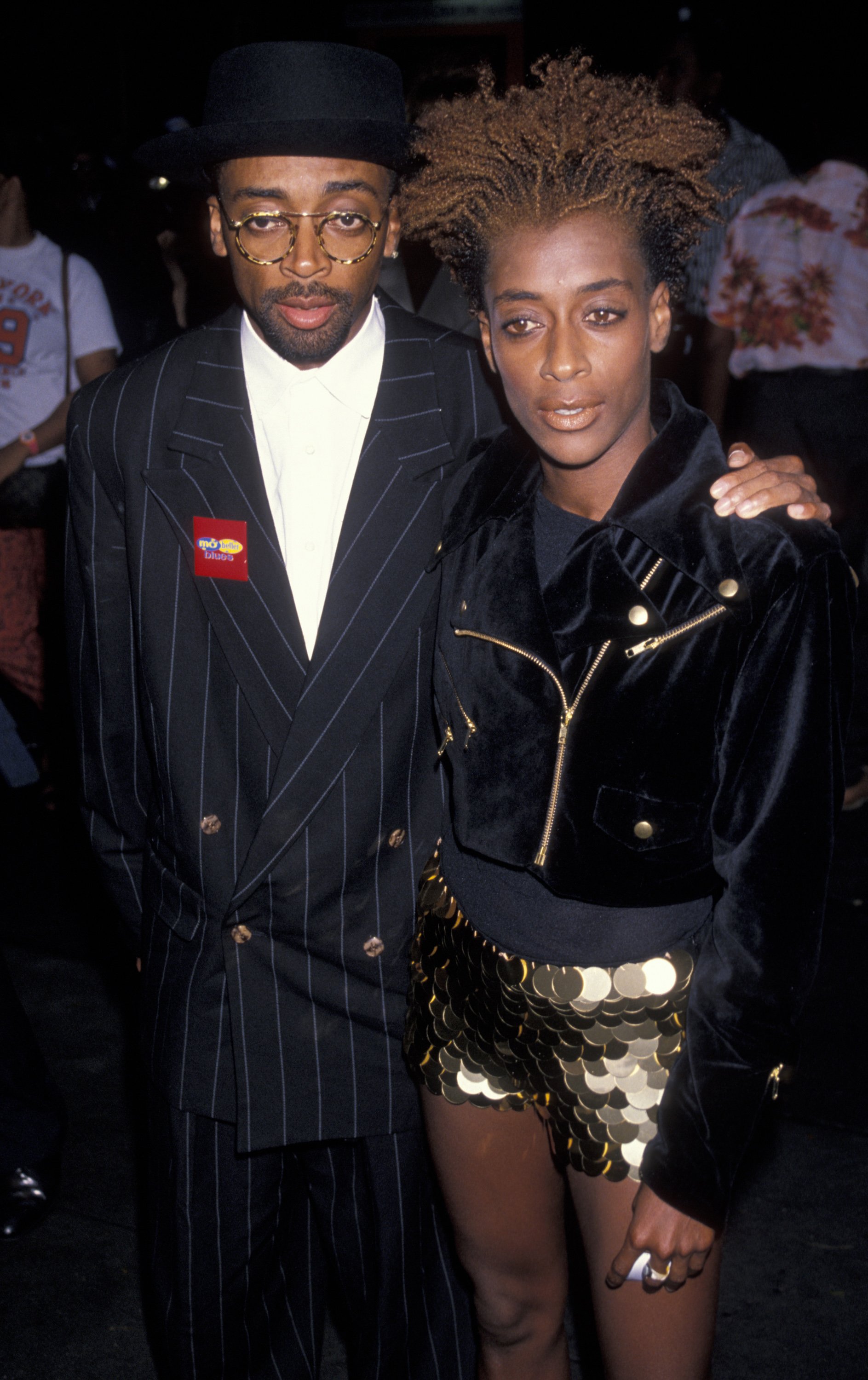 Spike Lee and his sister Joie Lee are photographed the premiere of 'Mo' Better Blues' on July 23, 1990, at the Ziegfeld Theater in New York City | Source: Getty Images