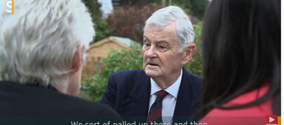 Ronald Seymour-Westborough in an interview with BBC | Photo: Youtube.com/BBC Stories