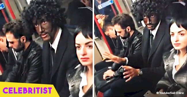 Subway passenger sparks outrage after wearing blackface as part of his Halloween costume