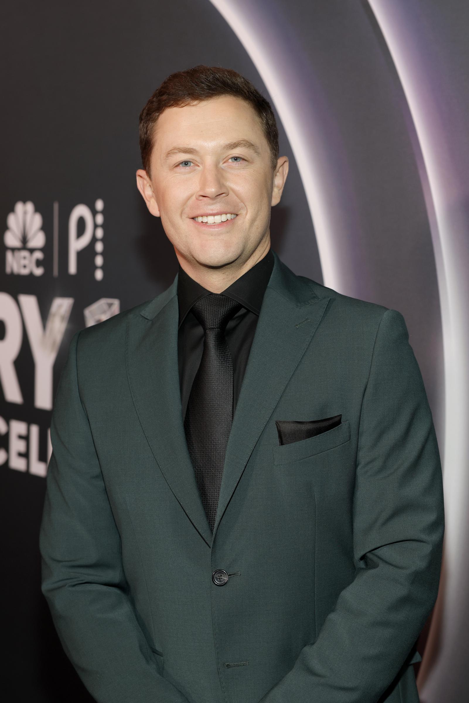 Scotty McCreery attends NBC's "Opry 100: A Live Celebration" at The Grand Ole Opry in Nashville, Tennessee, on March 19, 2025 | Source: Getty Images