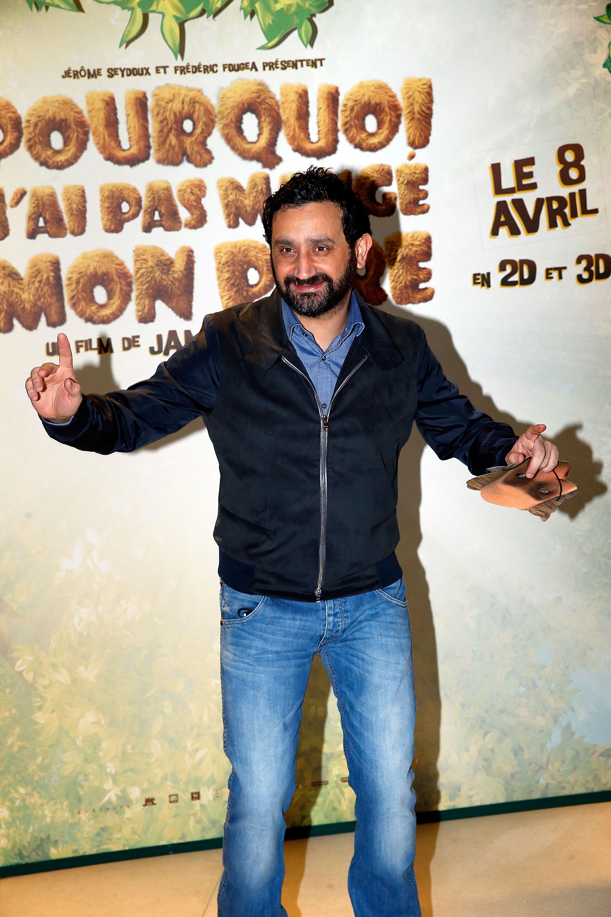 Cyril Hanouna chez Pathe Beaugrenelle le 29 mars 2015 à Paris, France. | Photo : Getty Images