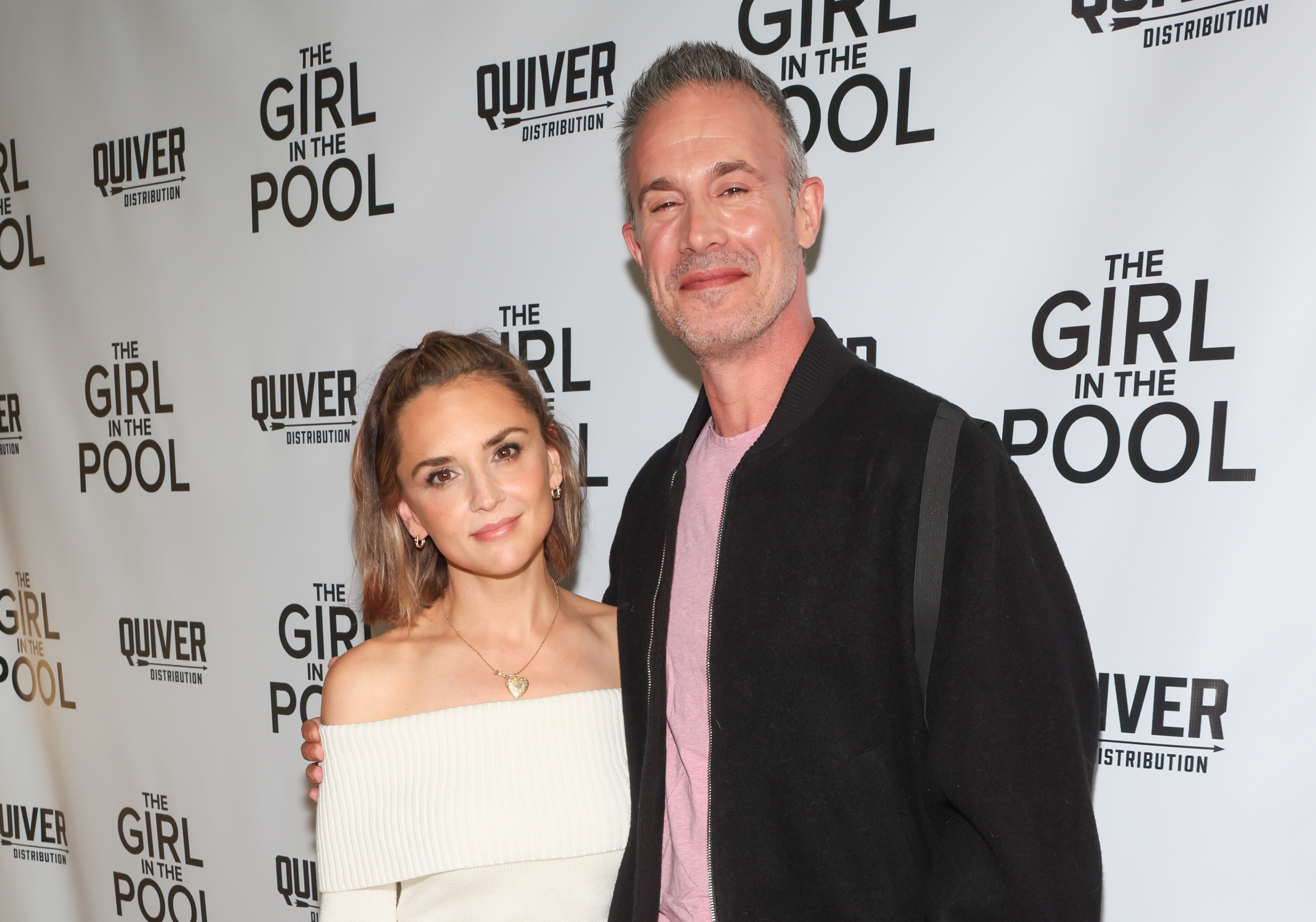 Rachael Leigh Cook and Freddie Prinze Jr. at the Los Angeles premiere of "The Girl In The Pool" on July 24, 2024 | Source: Getty Images