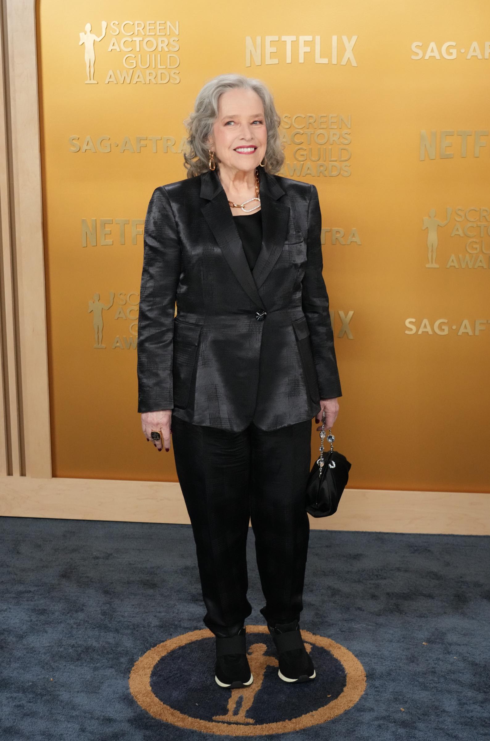 Kathy Bates in Los Angeles, California, on February 23, 2025 | Source: Getty Images