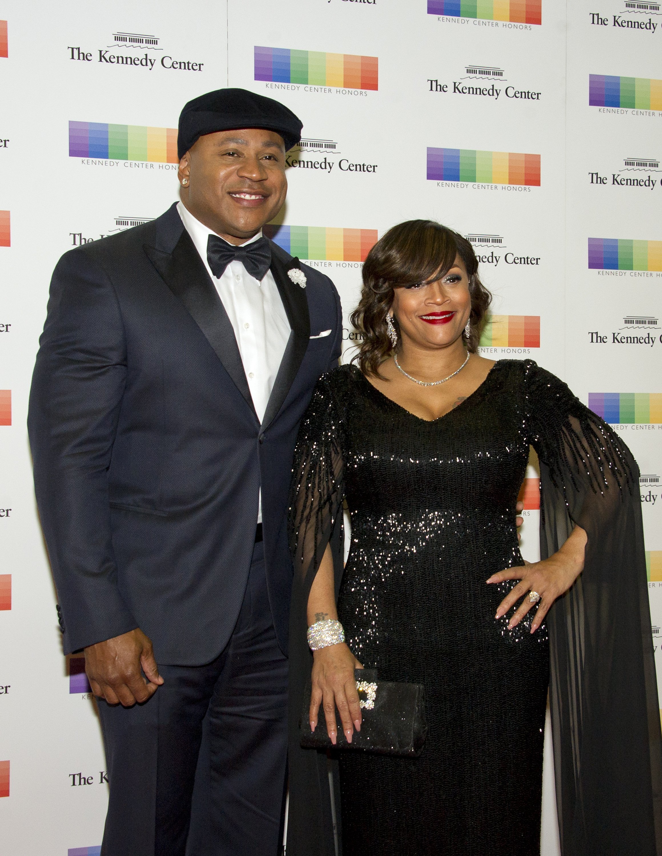 LL Cool J and Simone Smith, at the Artist's Dinner honoring the recipients of the 40th Annual Kennedy Center Honors on December 2, 2017 | Source: Getty Images/GlobalImagesUkraine