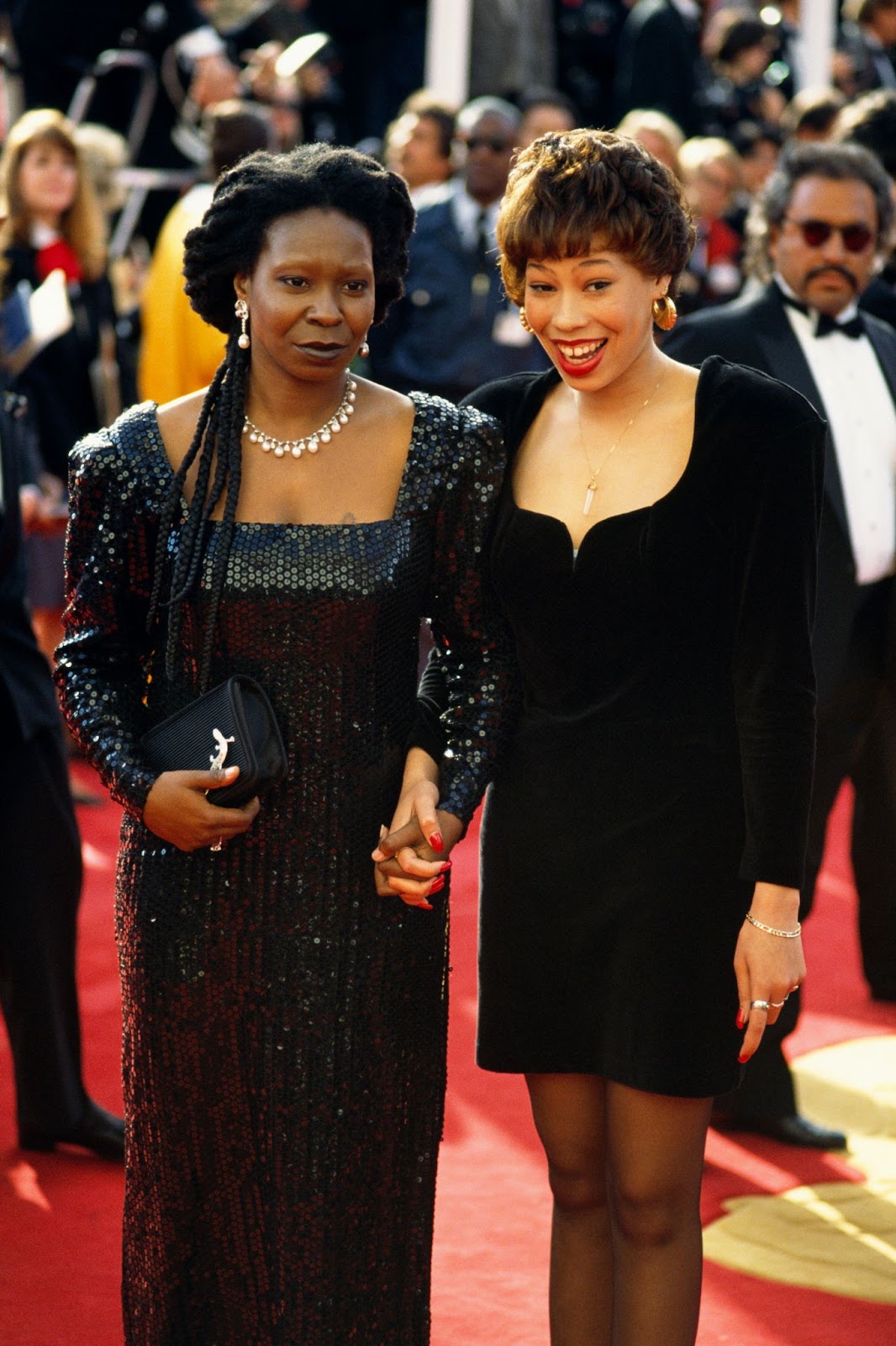 Whoopi Goldberg and Alex Martin at the 63rd Academy Awards in 1991. | Source: Getty Images