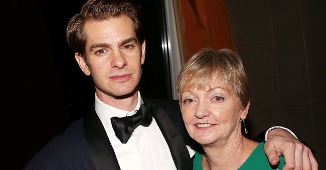 Andrew Garfield and mother Lynn Garfield at the 2018 O&M Private Tony After Party at The Carlysle Hotel in New York City | Photo: Bruce Glikas/Bruce Glikas/FilmMagic via Getty Images