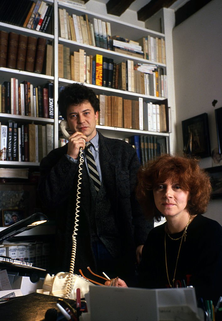 Regine Deforges et son fils Franck 1989 | Getty Images