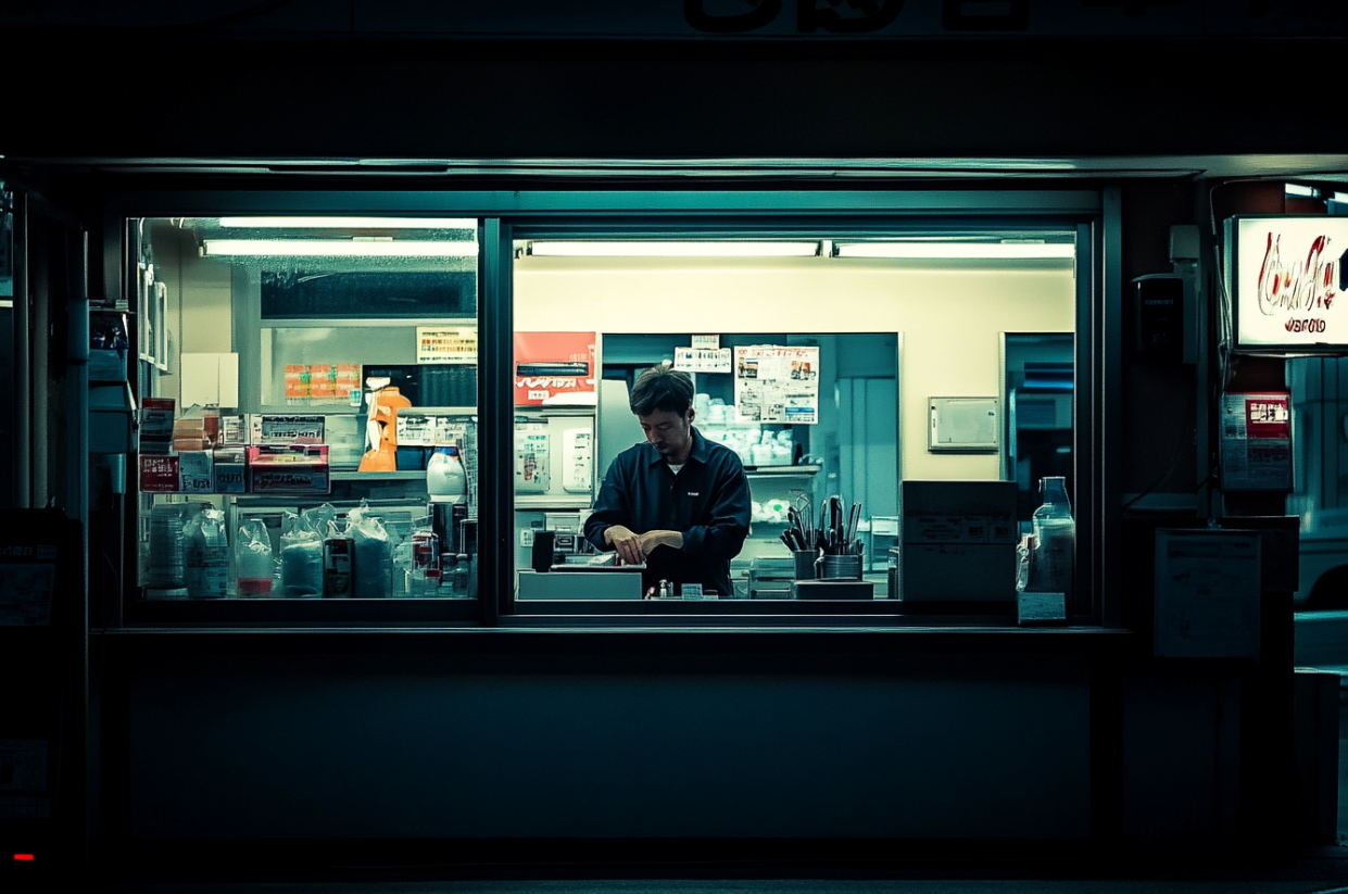 A gas station clerk | Source: Midjourney