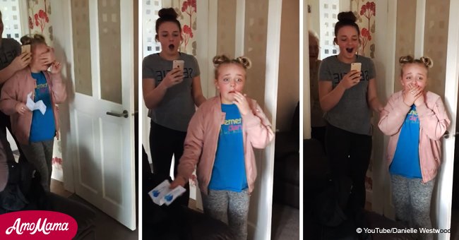 Girl reduced to happy tears at the sight of her treasure hunt puppy surprise