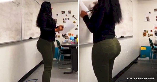 College teacher gets body shamed over her voluptuous body after video from classroom emerges