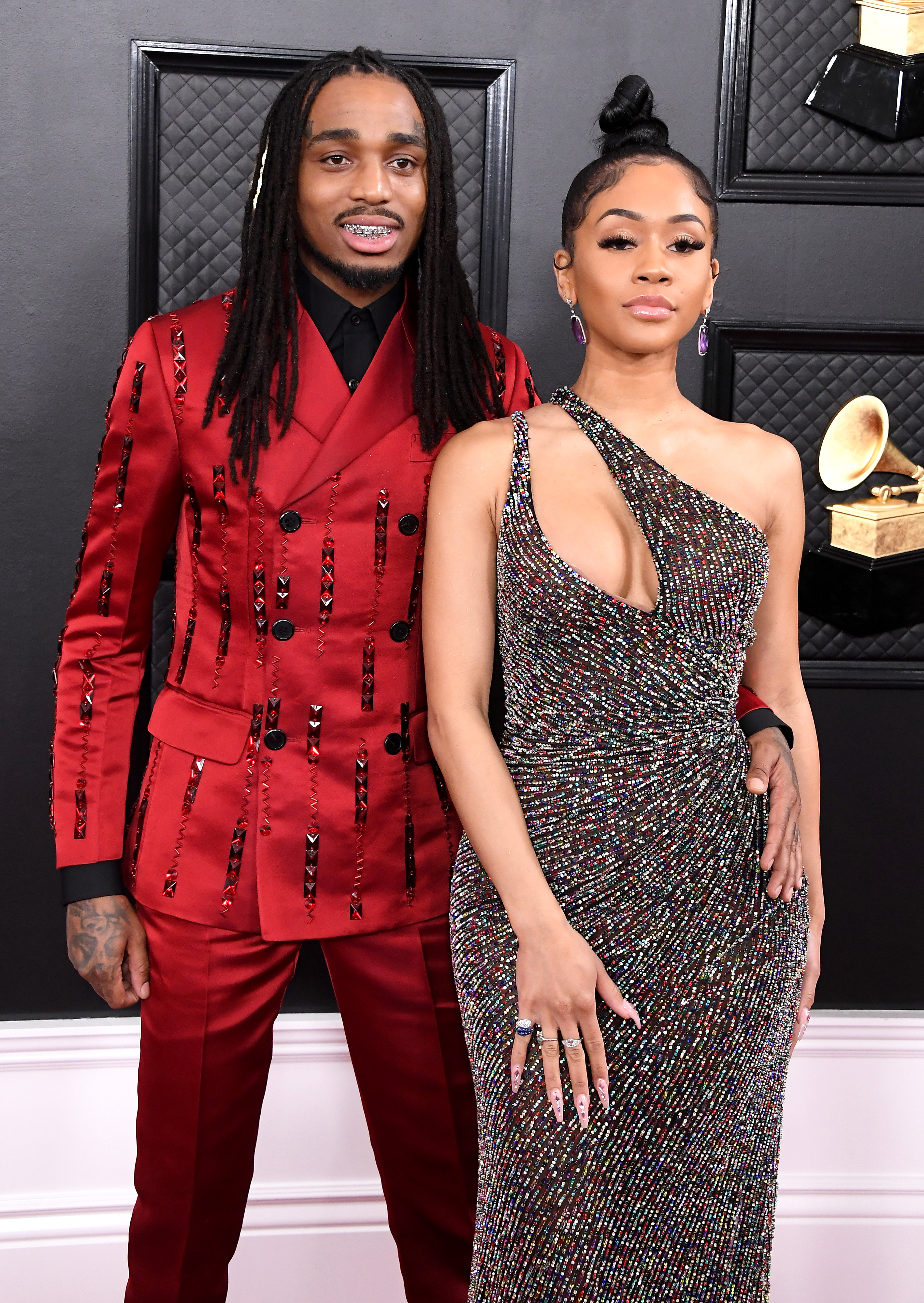 Quavo and Saweetie attend the 62nd Annual GRAMMY Awards at Staples Center on January 26, 2020, in Los Angeles, California. | Source: Getty Images